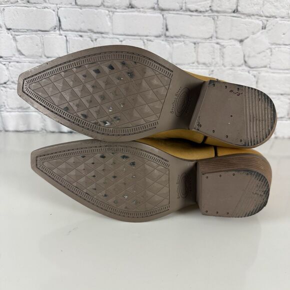 Sterling River Western Cowgirl Boots Women 11M Tan Mid Calf Rodeo Country Boho - Picture 14 of 14